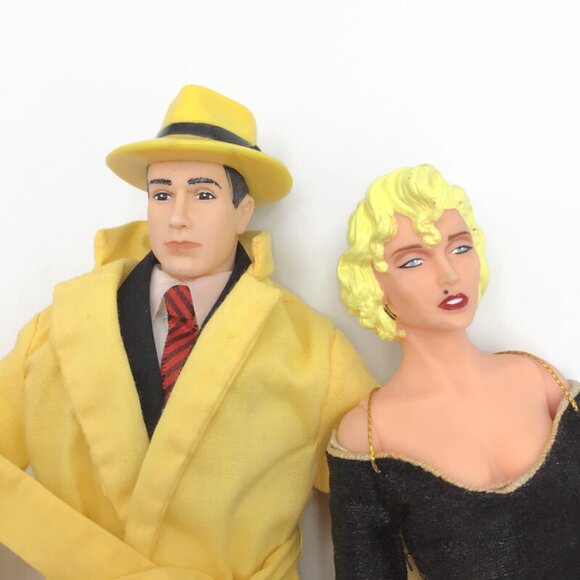 Dick Tracy & Breathless Mahoney Applause Dolls 9" Disney Beatty Madonna w/ Tags - Picture 3 of 10